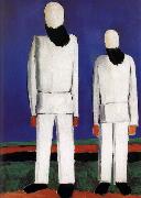 Kasimir Malevich, Two men portrait